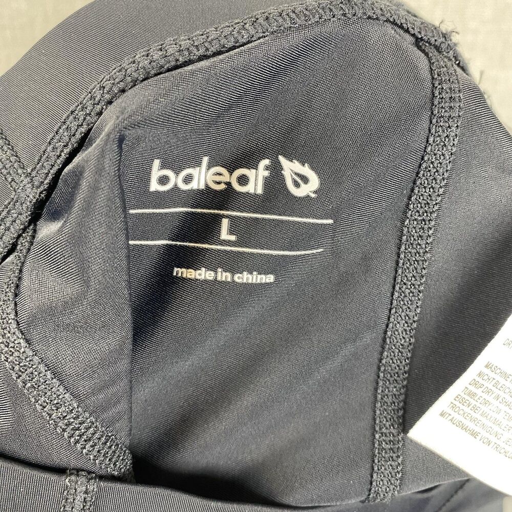 Baleaf Cycling Shorts Womens Large Black Padded Compression UPF 50+ Chamois Bike - Picture 8 of 12
